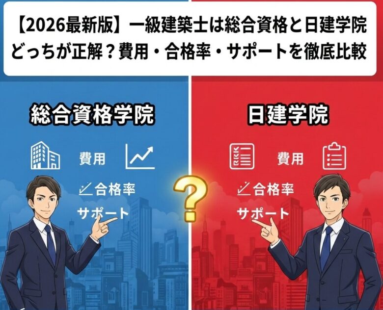 日建学院と総合資格どっち