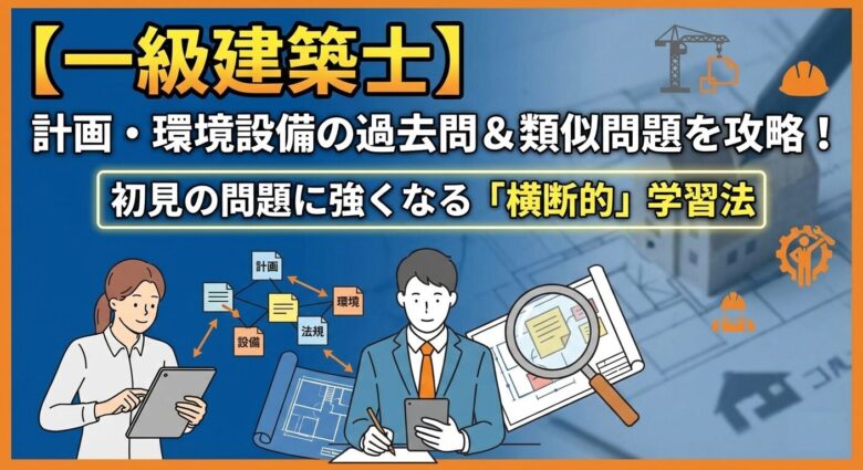 一級建築士の計画と環境設備を攻略