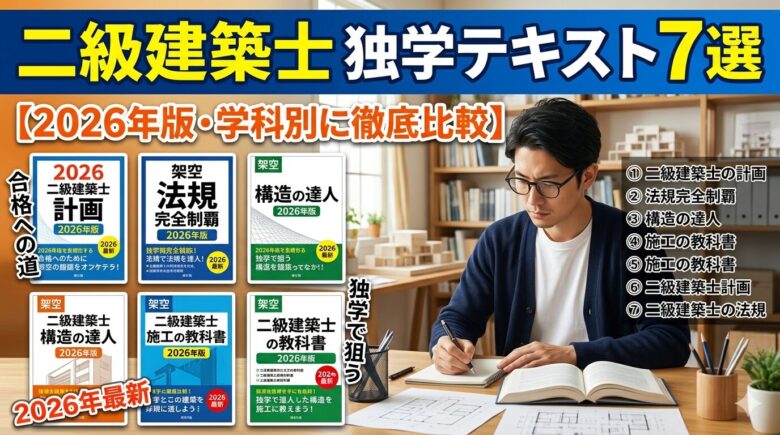 二級建築士の独学で活躍する過去問
