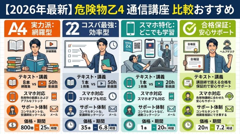 通信講座の比較