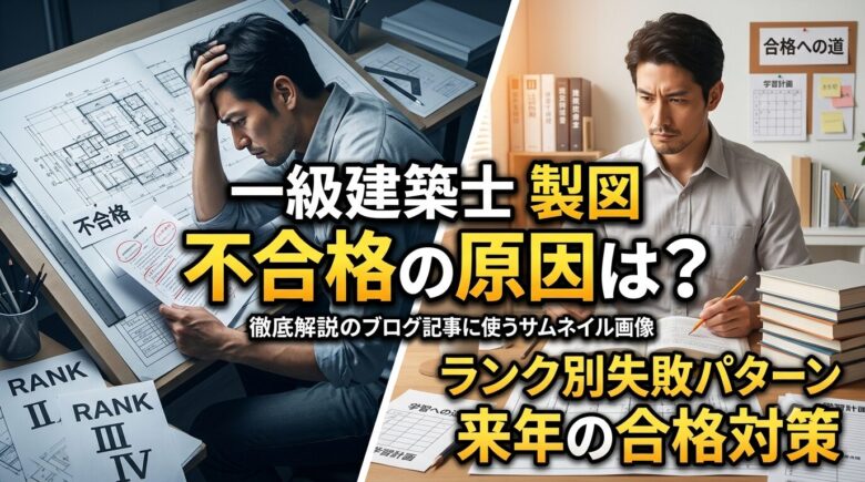 製図　不合格
