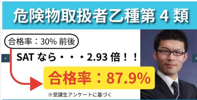 危険物乙4SAT