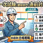技術士一次試験（建設部門）直前対策｜11/22まで約4週間でやること・科目別の合格戦略