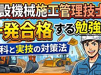 建設機械施工管理技士に一発合格する勉強法
