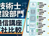 技術士（建設部門）の通信講座おすすめ比較｜SAT・スタディングなど7社の料金とサポートを解説